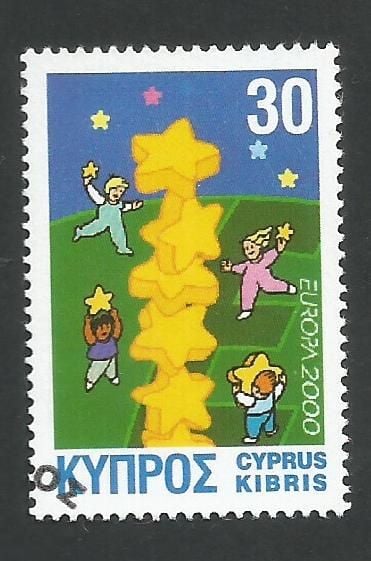 Cyprus Stamps SG 0996 2000 Europa 2000 - USED (L348)