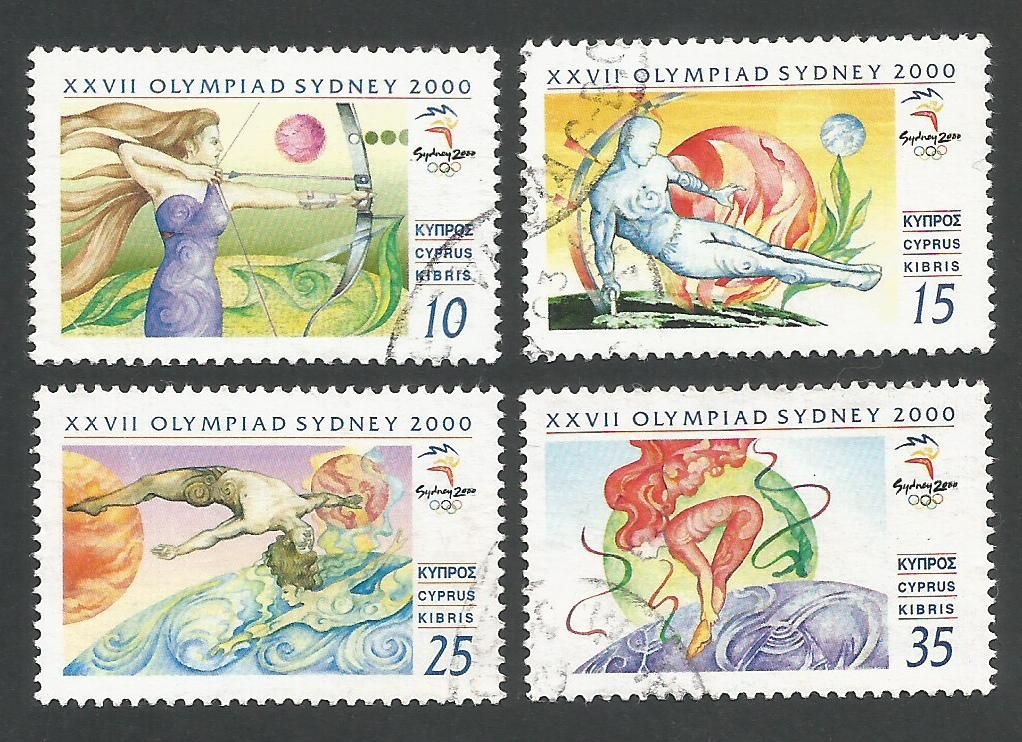 Cyprus Stamps SG 1005-08 2000 Sydney Olympic Games - USED (L350)
