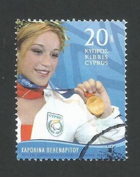 Cyprus Stamps SG 1093 2005 Paralympics Winner - USED (L368)