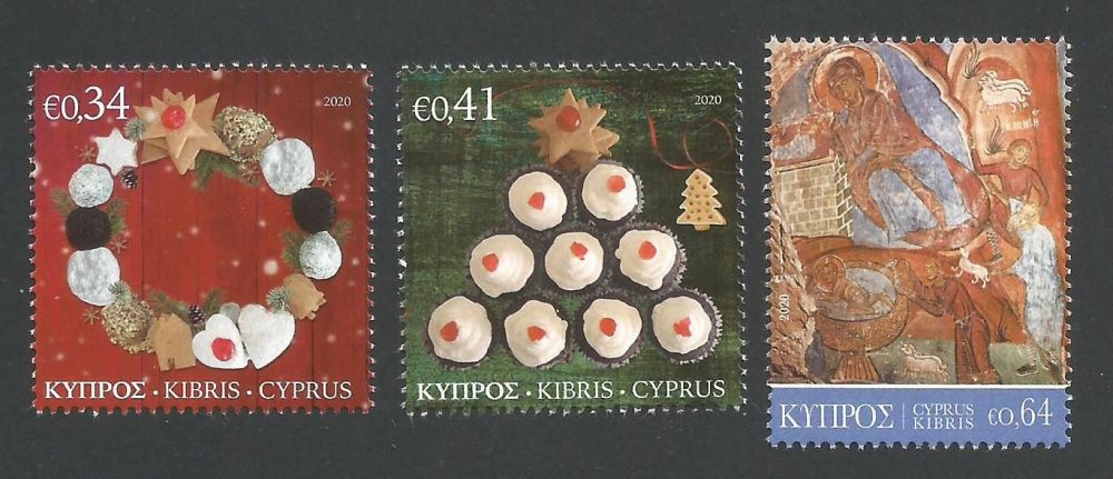 Cyprus Stamps SG 2020 (j) Christmas - MINT
