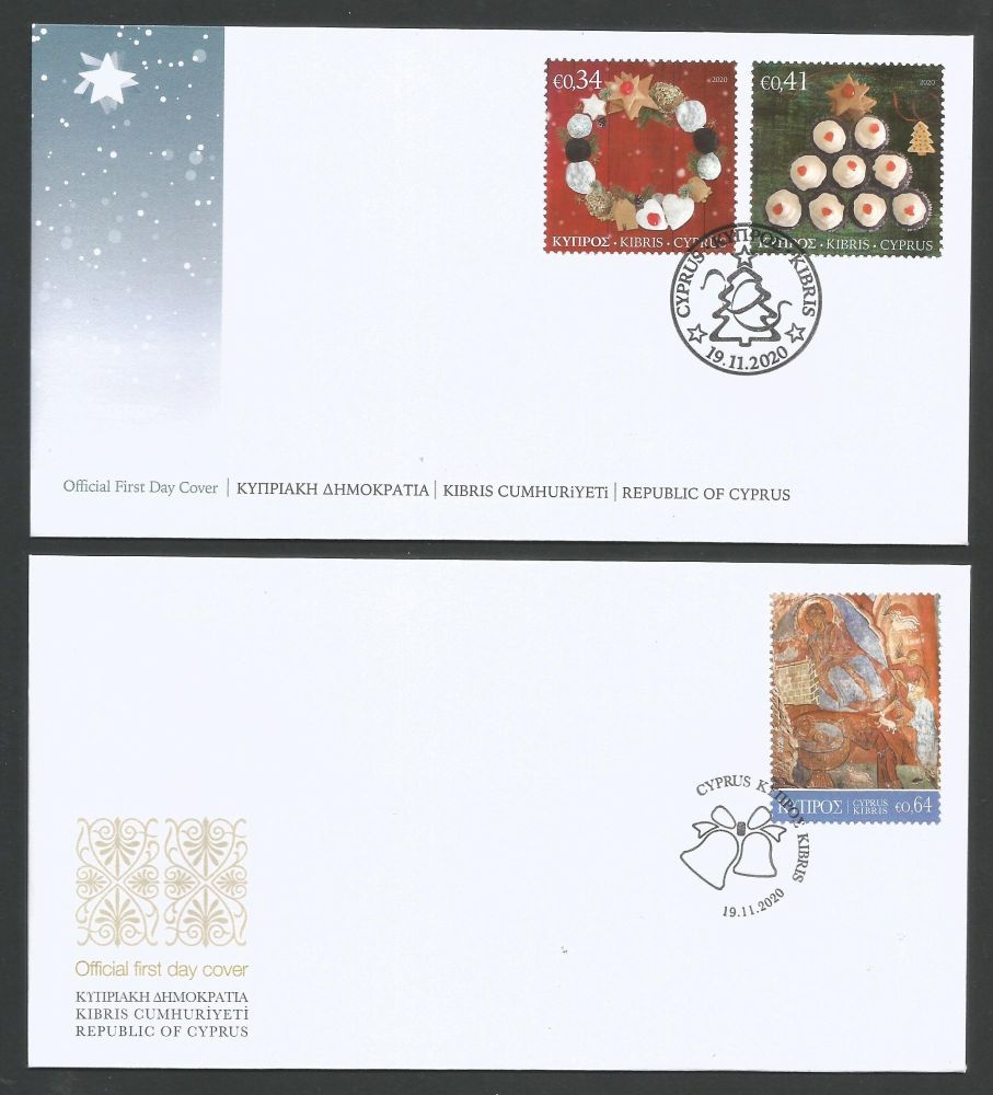 Cyprus Stamps SG 2020 (j) Christmas - Official FDC
