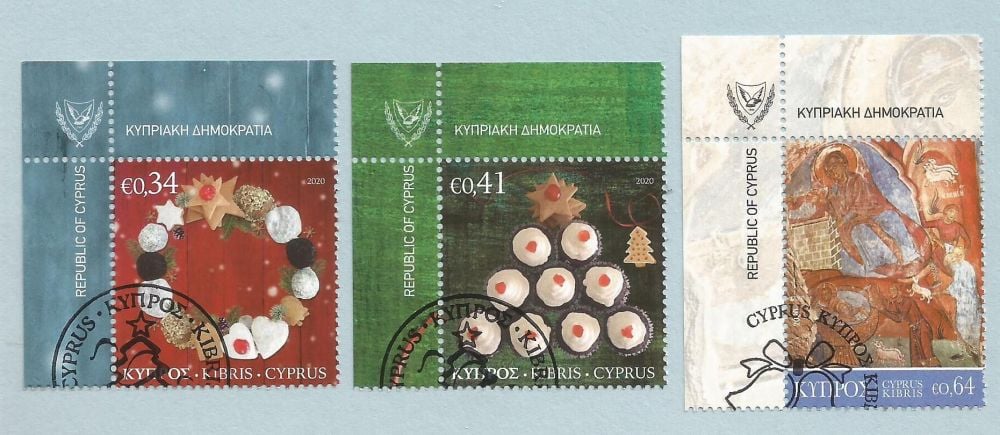 Cyprus Stamps SG 2020 (j) Christmas - CTO USED (L389)
