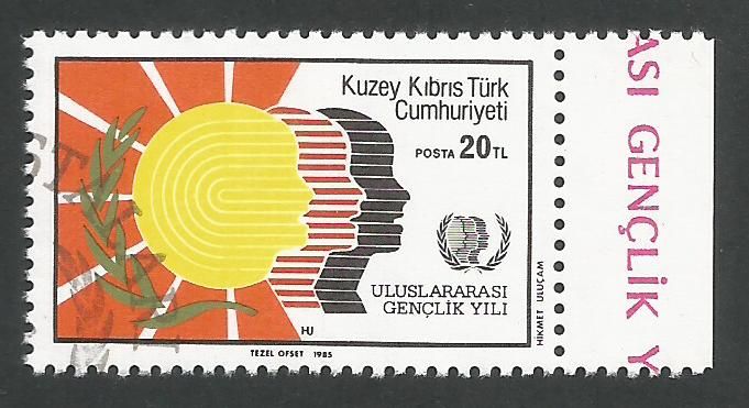 North Cyprus Stamps SG 178 1985 20 TL - CTO USED (L410)