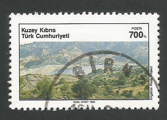 North Cyprus Stamps SG 263 1989 700 TL - USED (L464)