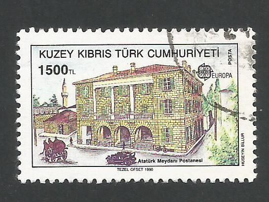 North Cyprus Stamps SG 276 1990 1500 TL - USED