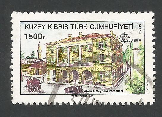 North Cyprus Stamps SG 276 1990 1500 TL - USED (L470)