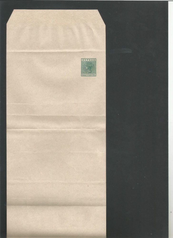Cyprus Stamps Wrapper 1881 E2 Type Half Piastre - MINT (L576)