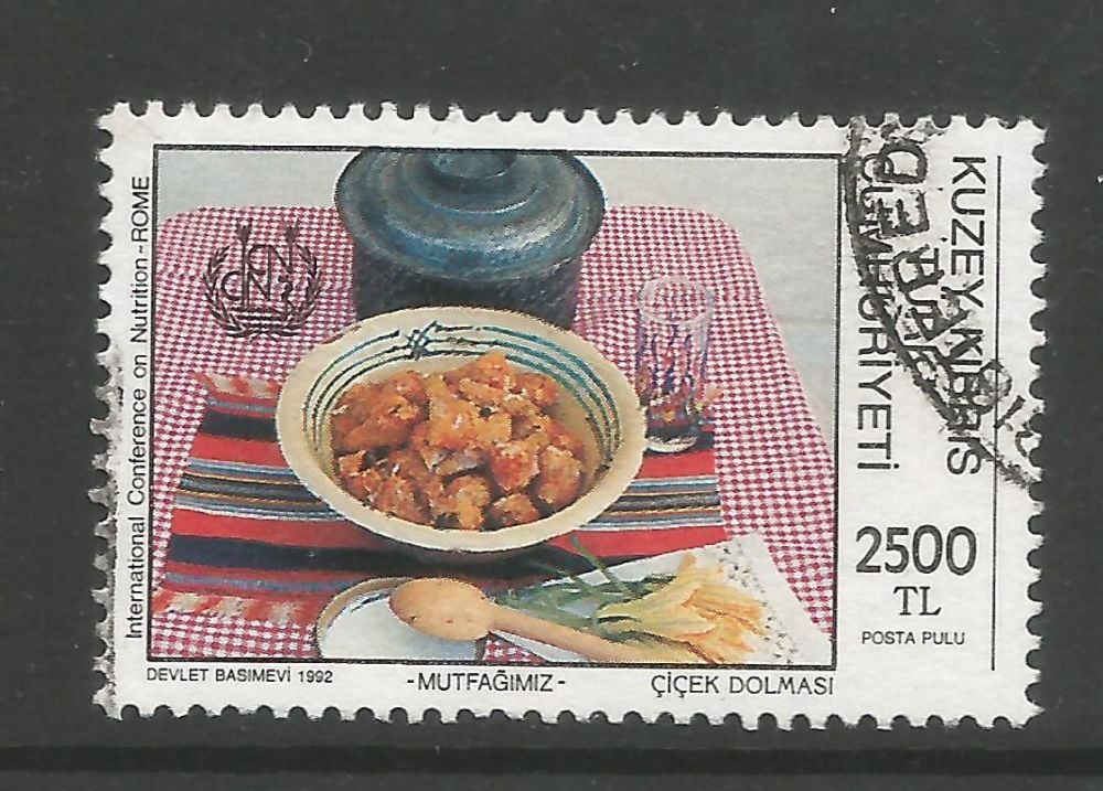 North Cyprus Stamps SG 348 1992 2500 TL - USED (L715)