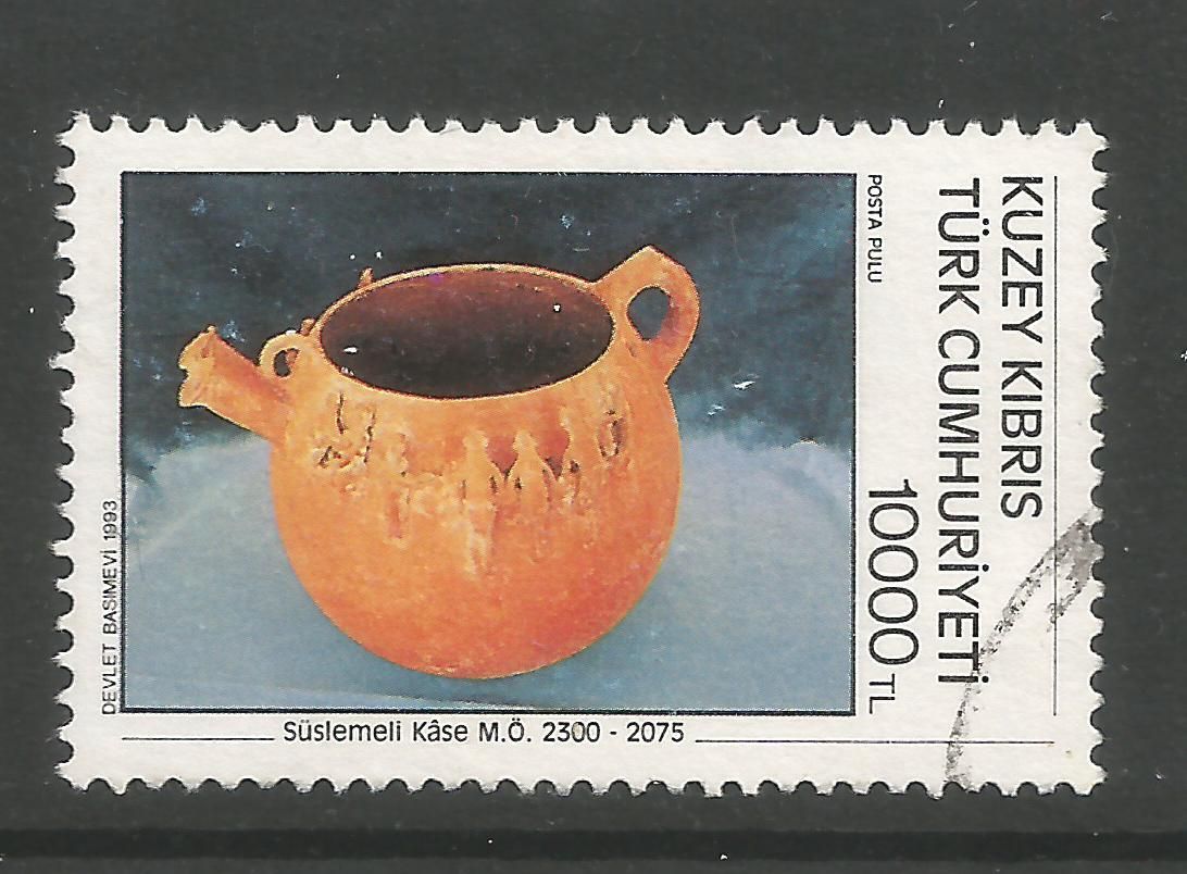 North Cyprus Stamps SG 352 1993 10,000 TL - USED (L716)