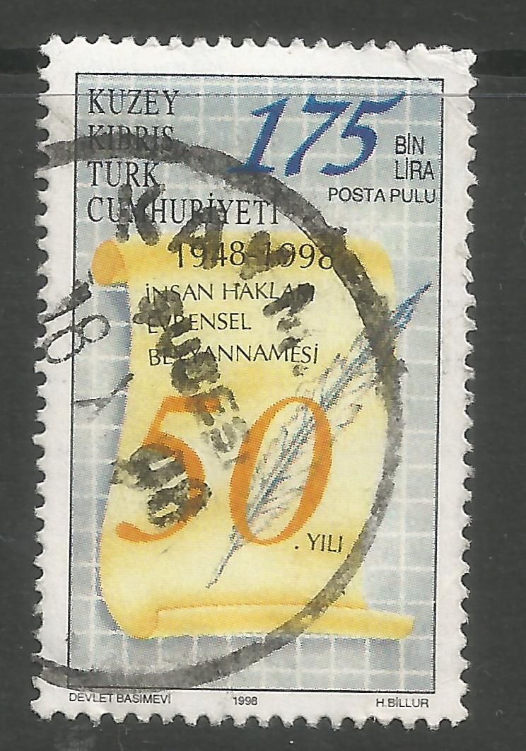 North Cyprus Stamps SG 484 1998 175,000 TL - USED (L737)