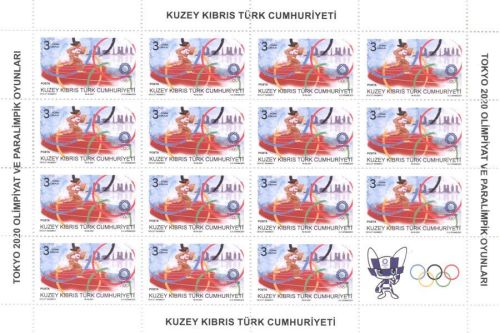 North Cyprus SG 2021 Olympic and Paralympic Games Tokyo 2020 Full Sheet 3L