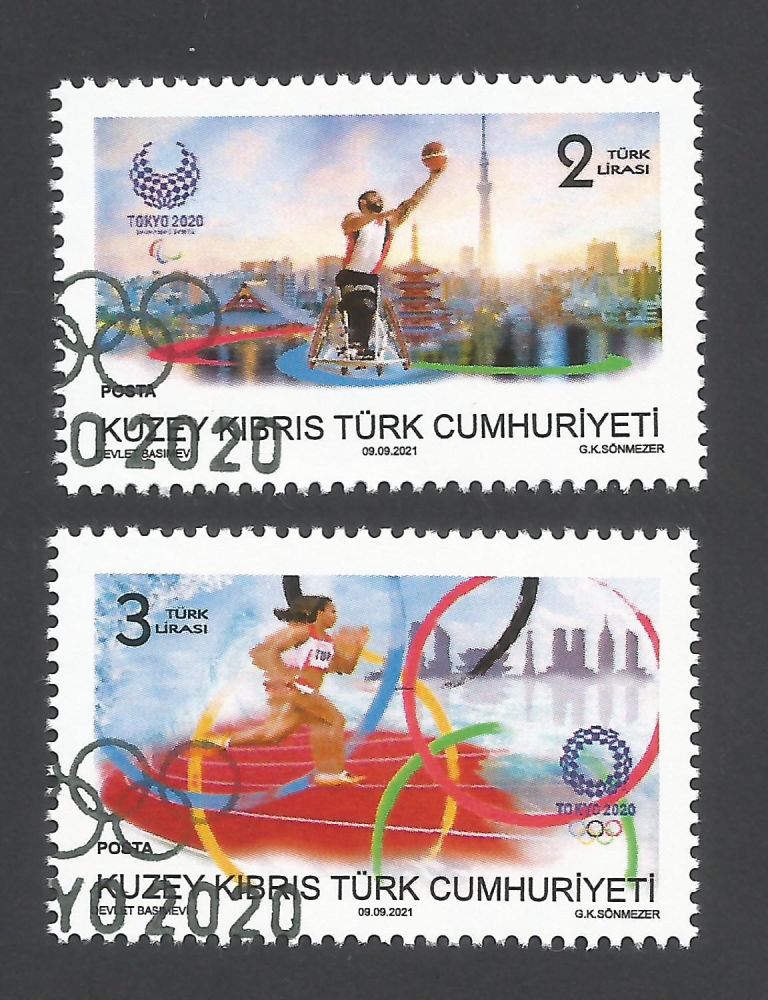 North Cyprus Stamps SG 2021 (b) Olympic and Paralympic Games TOKYO 2020  - 