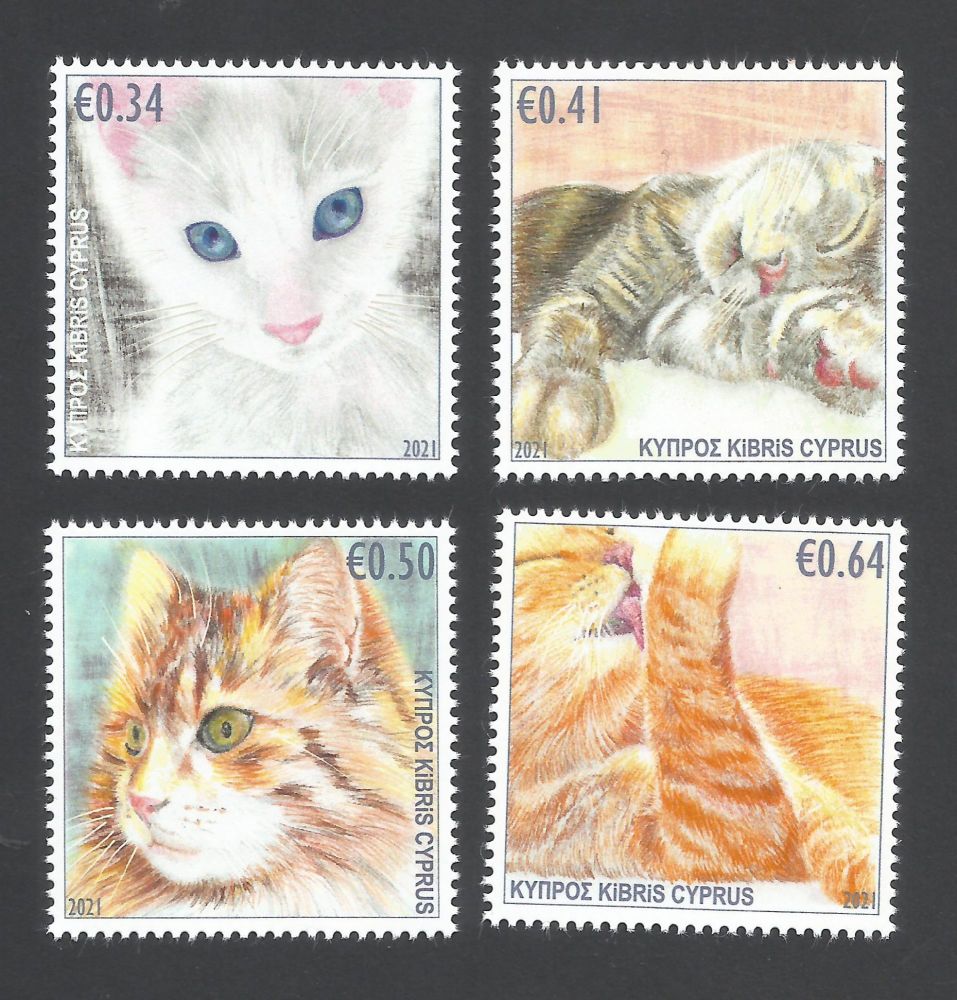 Cyprus Stamps SG 2021 (J) Cats - MINT