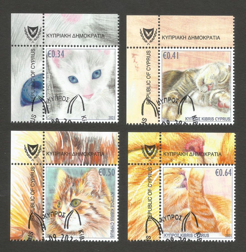 Cyprus Stamps SG 2021 (J) Cats - CTO USED (L771)