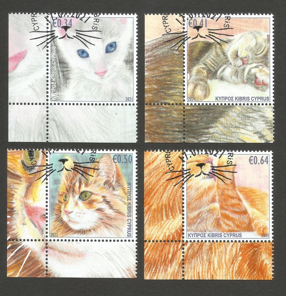 Cyprus Stamps SG 2021 (J) Cats - CTO USED (L780)