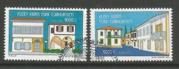 North Cyprus Stamps SG 358-59 1993 Houses- USED (L785)