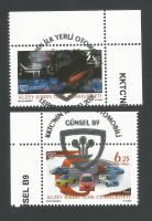 North Cyprus Stamps SG 0867-68 2021 TRNCs First Domestic Automobile Car GÃ¼nsel B9  - CTO USED (P890)