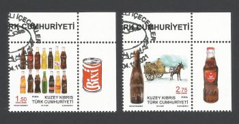 North Cyprus Stamps SG 2021 (d)  Old Local Soft Drinks - CTO USED (L874)