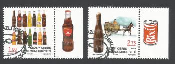 North Cyprus Stamps SG 2021 (d)  Old Local Soft Drinks - CTO USED (L875)