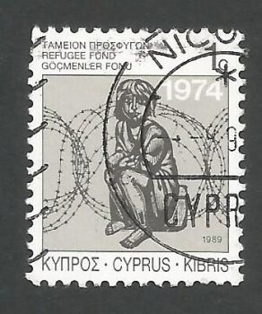 Cyprus Stamps 1989 Refugee Fund Tax SG 747 - USED (K657)
