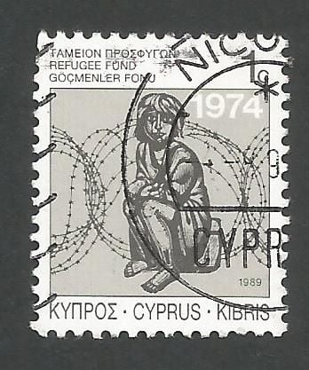 Cyprus Stamps 1989 Refugee Fund Tax SG 747 - USED (K657)