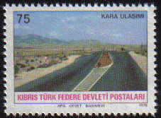 North Cyprus Stamps SG 065 1978 75 Krs Motorway Junction - MINT
