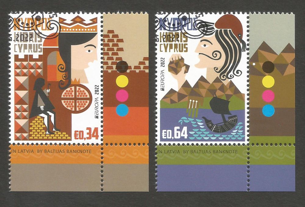 Cyprus Stamps SG 2022 (c) Europa Stories and Myths - CTO USED (m273)