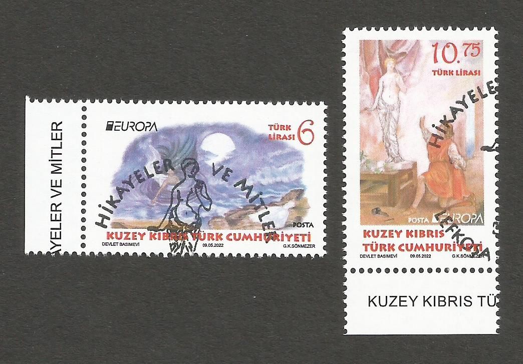 North Cyprus Stamps 2022 (a) EUROPA Stories and Myths - CTO USED (M275)
