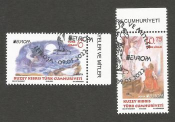 North Cyprus Stamps SG 2022 (a) EUROPA Stories and Myths - CTO USED (m296)