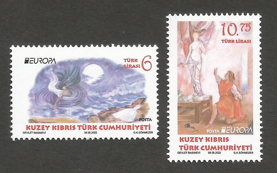 North Cyprus Stamps 2022 (a) EUROPA Stories and Myths - MINT