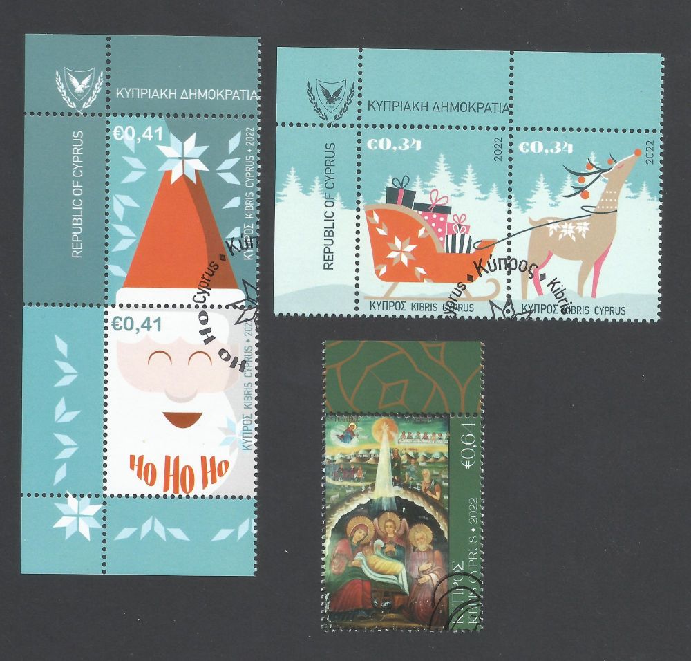 Cyprus Stamps SG 2022 (i) Christmas - CTO USED (m578)