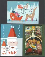 Cyprus Stamps Maxim Postcard Type 24 2022 Christmas