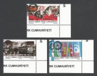 North Cyprus Stamps SG 0879-81 2022 Anniversaries and Events - CTO USED (m591)
