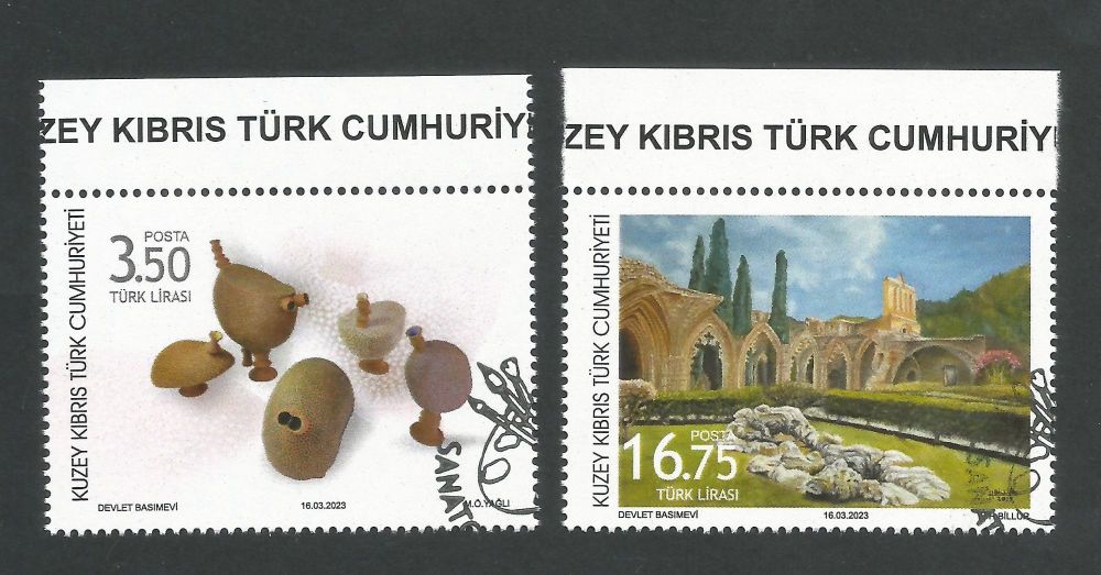 North Cyprus Stamps SG 2023 (a) Works of Artists - CTO USED (m857)