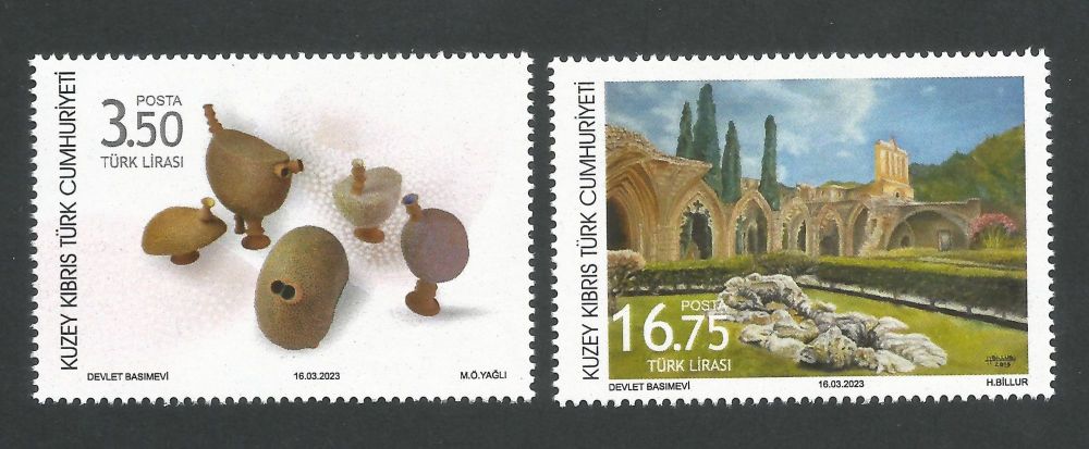 North Cyprus Stamps SG 2023 (a) Works of Artists - MINT