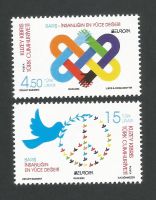 North Cyprus Stamps SG 2023 (b) Europa Peace The Highest Value of Humanity - MINT
