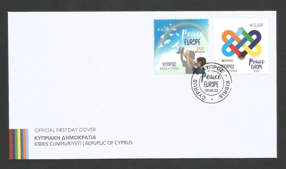 Cyprus Stamps SG 2023 (d) EUROPA - PEACE The Highest Value of Humanity - Of
