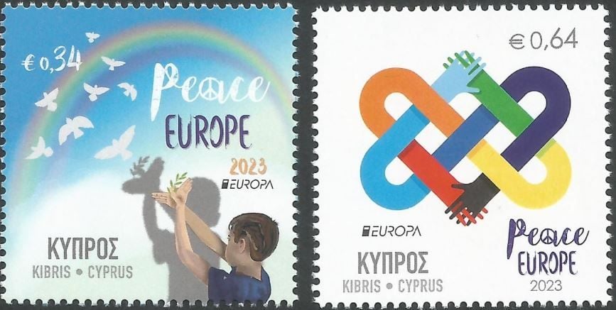 Cyprus Stamps - EUROPA 2023 PEACE website image
