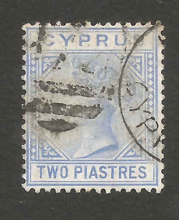 Cyprus Stamps SG 013 1881 Two Piastres - USED (L814)