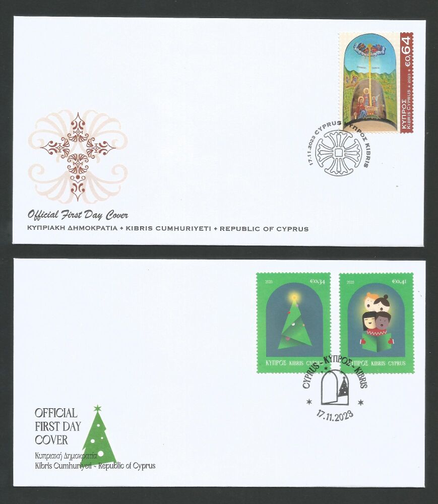 Cyprus Stamps SG 2023 (g) Christmas - Official FDC