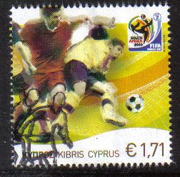 Cyprus Stamps SG 1218 2010 Fifa World Cup Football - CTO USED (d837)