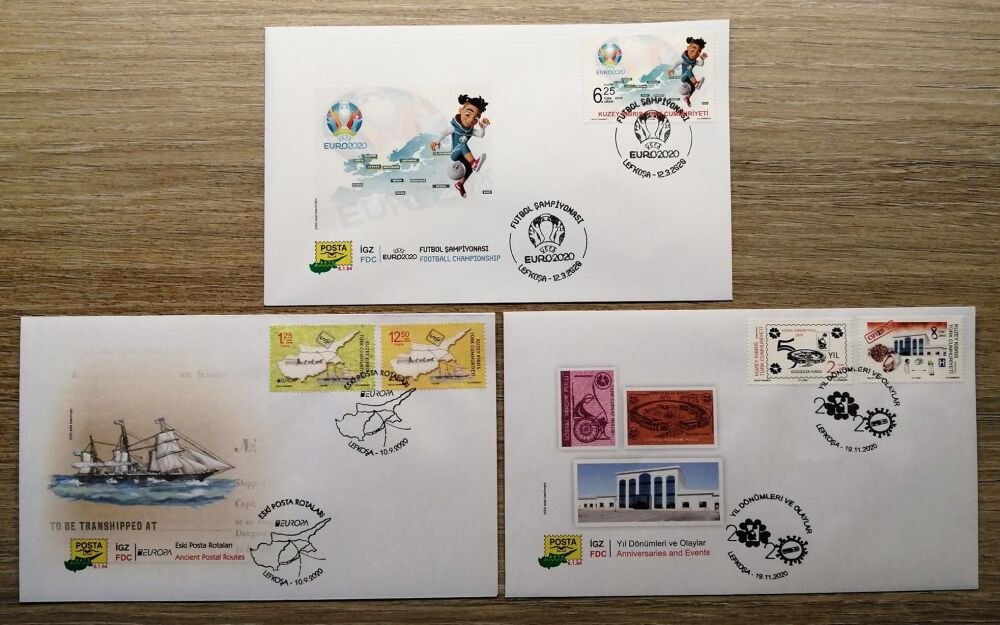 North Cyprus Stamps 2020 Complete Year Set - Official FDC