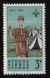 Cyprus Stamps SG 229 1963 3 Mils - MINT Hinged