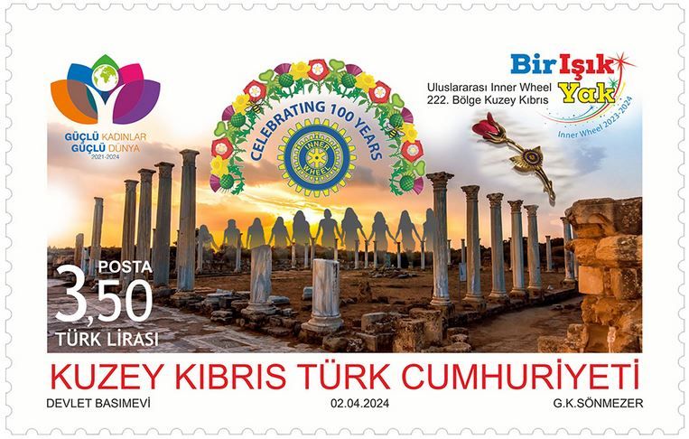 North Cyprus Stamps Anniversaries (Inner Wheel Centenary) sample image