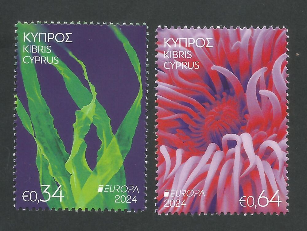 Cyprus Stamps SG 2024 (d) Europa Underwater Fauna & Flora - MINT