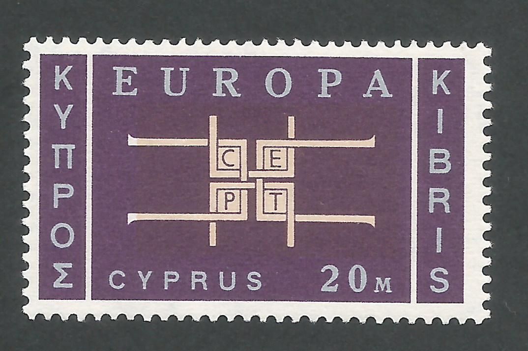 Cyprus Stamps SG 234 1963 Europa 20 Mils - MINT