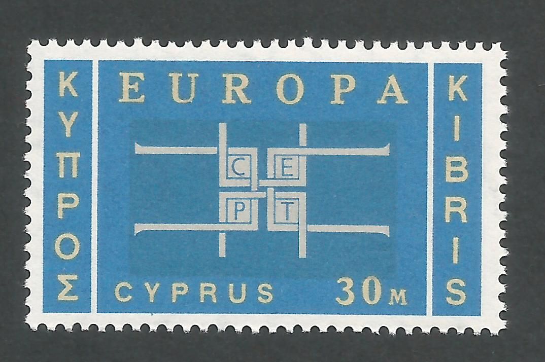 Cyprus Stamps SG 235 1963 Europa 30 Mils - MINT