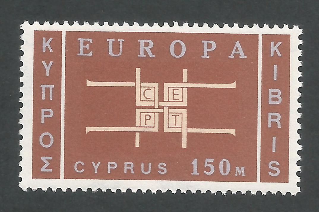 Cyprus Stamps SG 236 1963 Europa 150 Mils - MINT