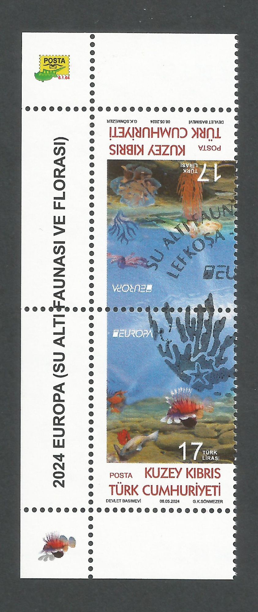 North Cyprus Stamps SG 2024 (c) EUROPA Fauna and Flora - CTO USED (n425)