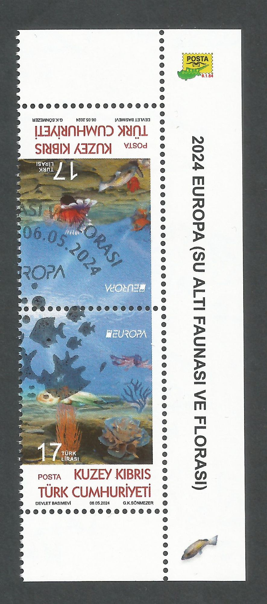 North Cyprus Stamps SG 2024 (c) EUROPA Fauna and Flora - CTO USED (n429)